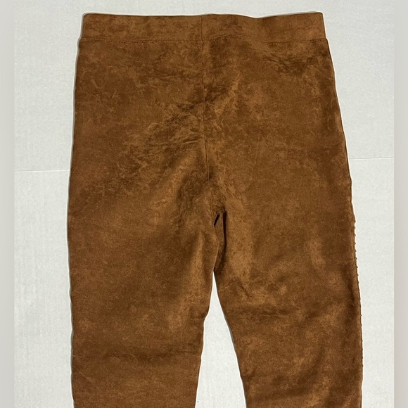 A.Peach - Womens Motto Style Faux Suede Leggings Sz. MD - Picture 8 of 8